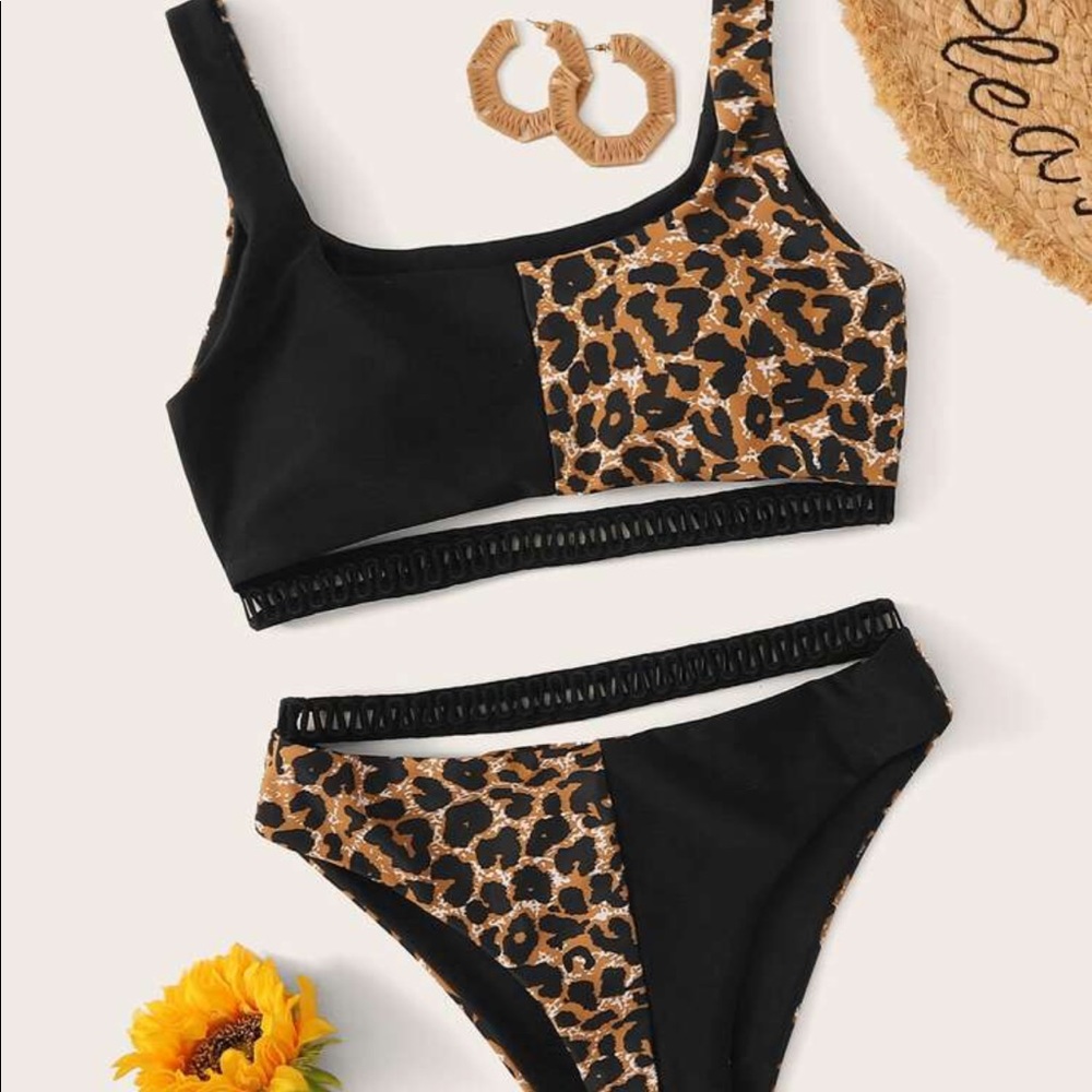 Shein Leopard/Cheetah print Bikini